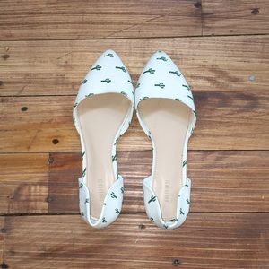 Cactus patterned flats